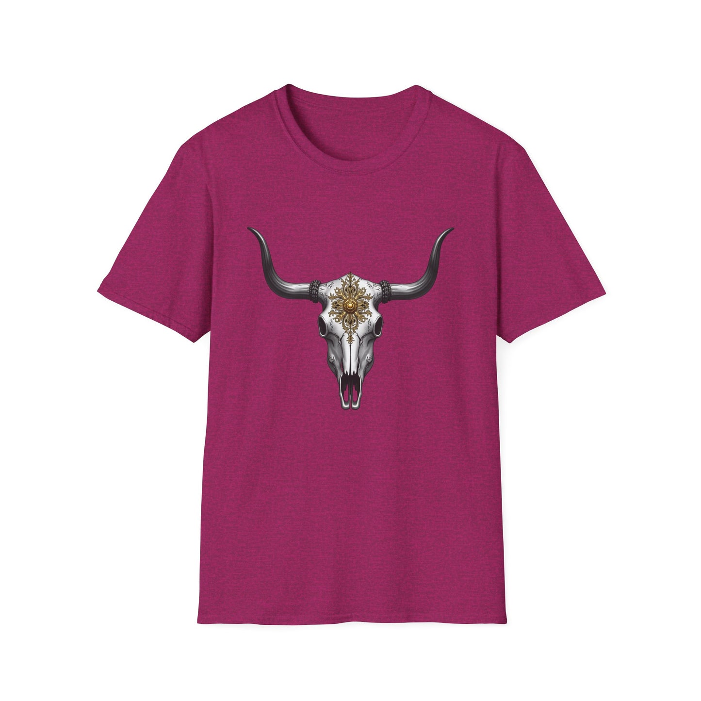 Western-Inspired Medallion Cow Skull