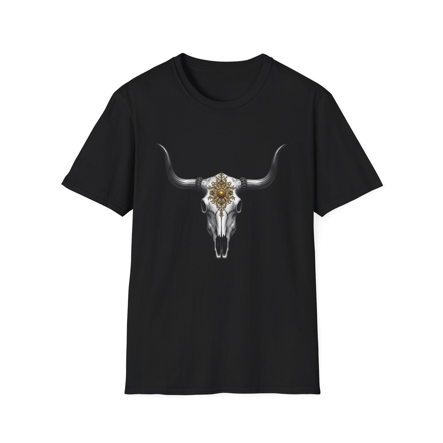 Western-Inspired Medallion Cow Skull