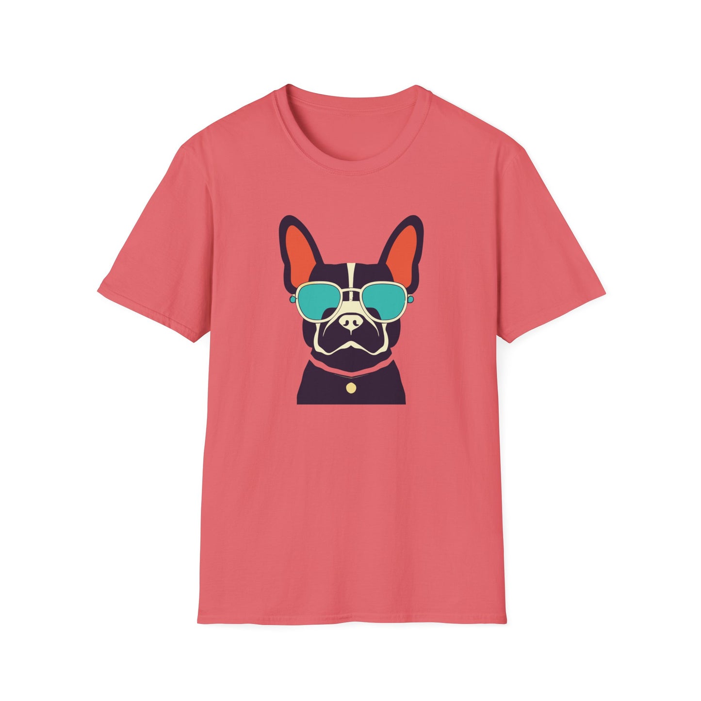 Color Block Sunglass Pug Dog