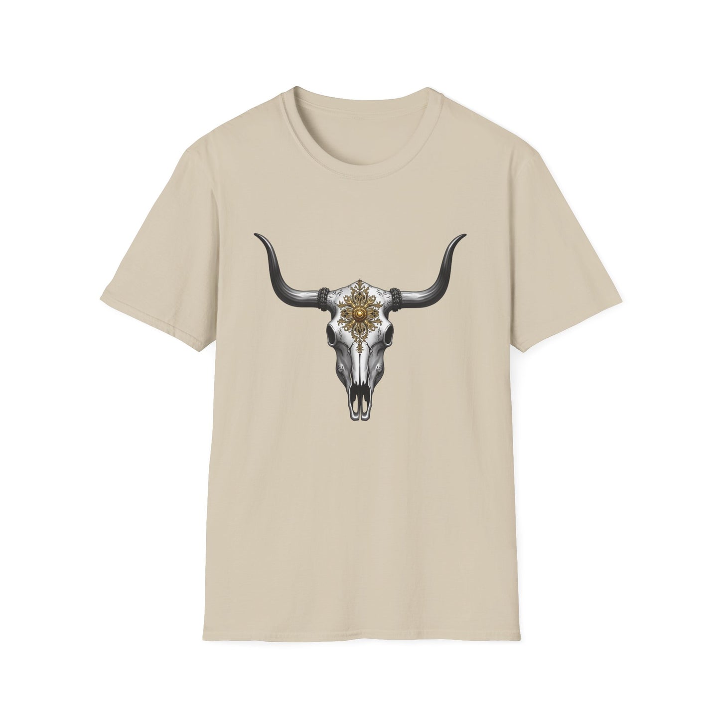 Western-Inspired Medallion Cow Skull