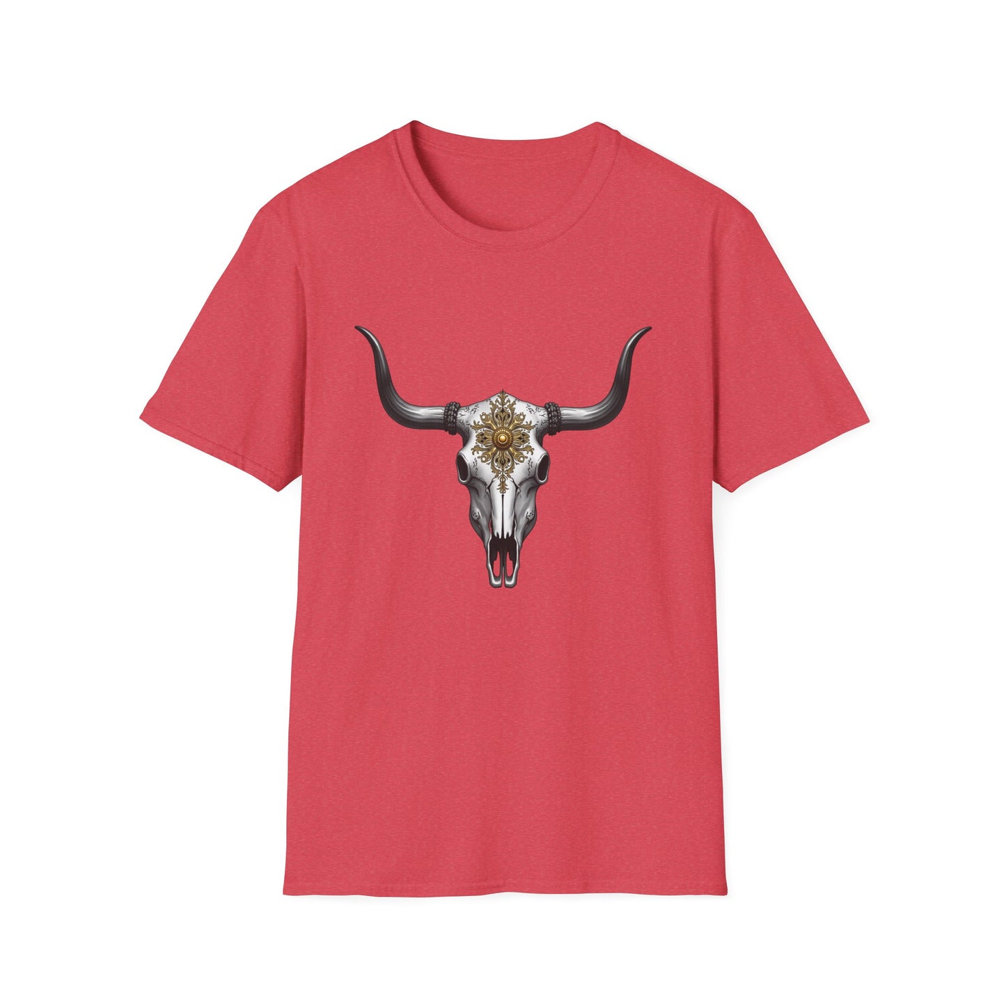 Western-Inspired Medallion Cow Skull