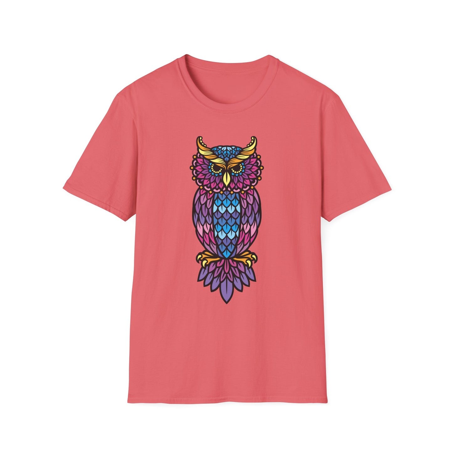 Colorful Owl Vibrant Nature