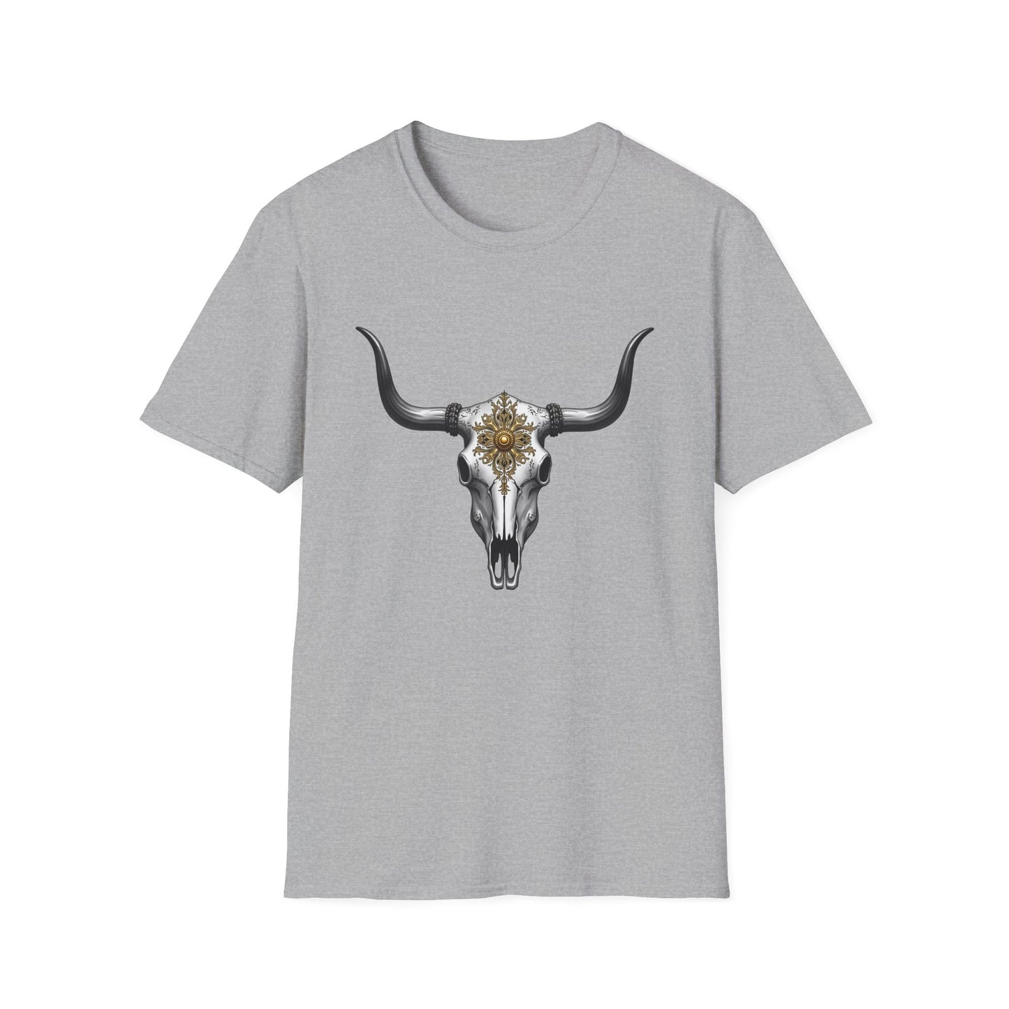 Western-Inspired Medallion Cow Skull