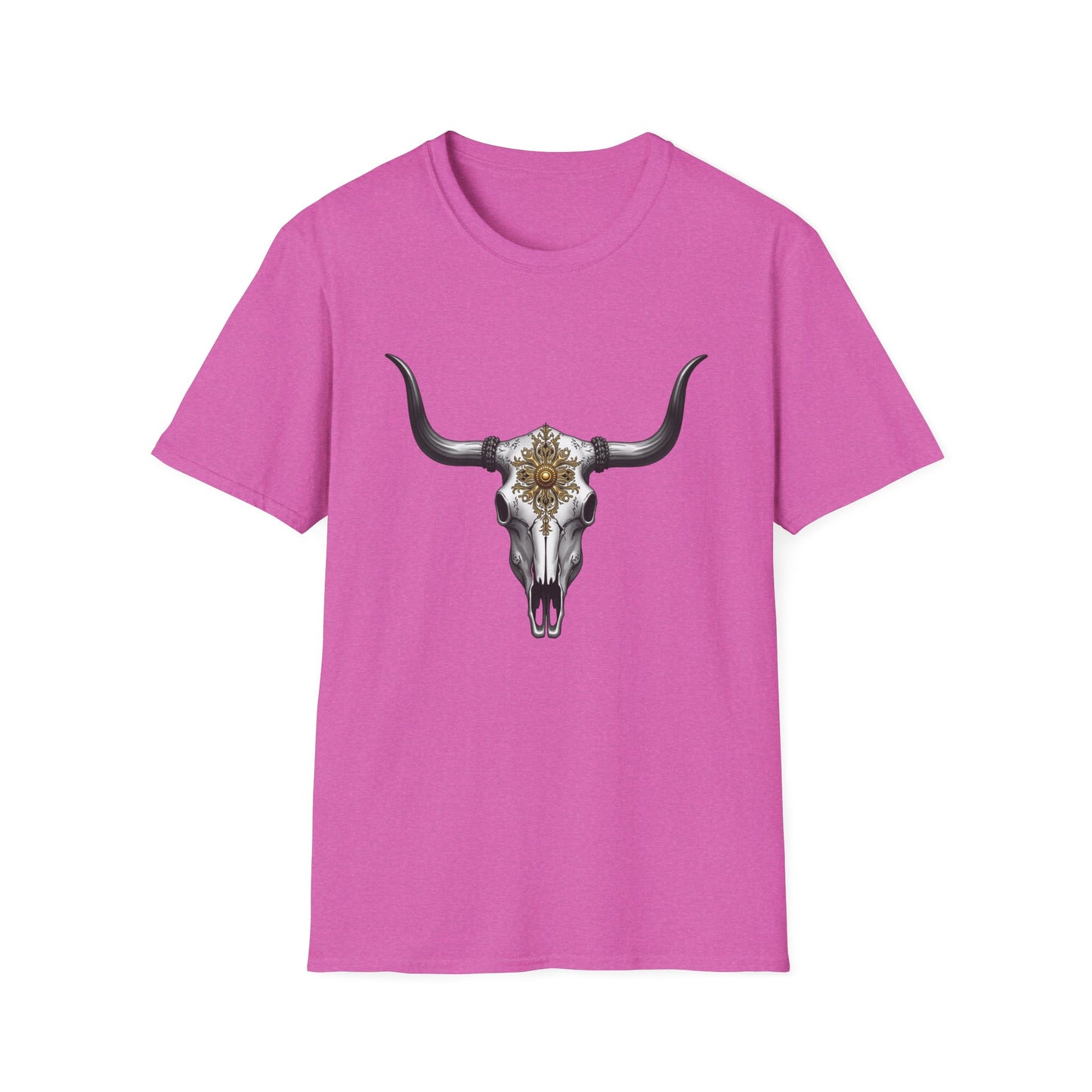 Western-Inspired Medallion Cow Skull